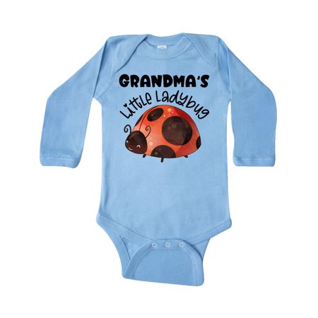 

Inktastic Grandma s Little Ladybug Gift Baby Boy or Baby Girl Long Sleeve Bodysuit