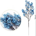 thumbnail image 7 of 6 Pcs Babys Breath Artificial Flowers Gypsophila Bouquets Bulk Real Touch Fake Silk Flowers for Home DIY Floral Arrangement Table Centerpiece Fall Autumn Decoration (Fall Orange), 7 of 7