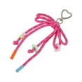 thumbnail image 5 of Unique Bargains 1 Pc Stylish Braided Bow with Love Buckle Handbag Charm Decorative Keychain Rose Red, 5 of 5
