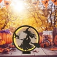thumbnail image 3 of AKEGAMN Clearance! Halloween Decorations Indoor Glass Globe 6.3" Battery Operated LED Lights With Bat Pattern Black Halloween Decor For Table Home Halloween Decorations Indoor Glass Globe 6.3" Batte, 3 of 4