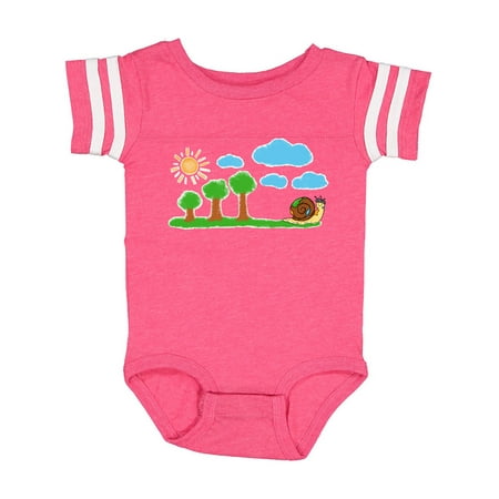 

Inktastic Painting Snail Gift Baby Boy or Baby Girl Bodysuit