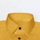 thumbnail image 5 of Blusa y camisa de manga larga con cuello vuelto para hombre, estilo informal, a la moda, con botones y solapa, transpirable, de poliéster, 5 of 5