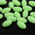 thumbnail image 2 of OROOTL Glow Beads Fishing Saltwater, 100pcs Hard Plastic Luminous Fishing Beads Green Oval Egg Bead Lures Sea Fishing Tool, 2 of 8