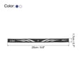 thumbnail image 2 of Unique Bargains 9.8'x0.7' Badminton Racket Head PU Protector Sticker Racquet Guard Tape, Black/White 4 Pack, 2 of 6