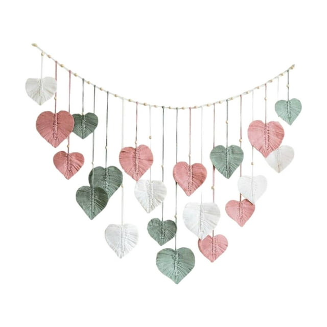 Tapiz colgante de pared de macramé, decoración artística de pared para sala de estar, dormitorio