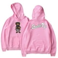 thumbnail image 3 of Sudadera con capucha Peso Pluma Sudadera con capucha con estampado de rapero, estilo hip hop, informal, estilo callejero, con estampado de osito de peluche, 3 of 4