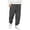 Black, variant on Men Corduroy -Lined Joggers Casual Winter Sweatpants