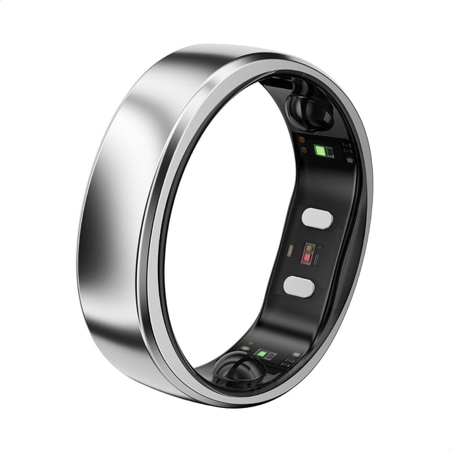 RingConn Gen 2 Air - Anillo inteligente AI-Smart ultrafino, 10 días de duración de la batería, rastreador de sueño, estrés y recursos humanos, anillos inteligentes para hombres y hombres, IP68