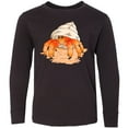 thumbnail image 3 of Inktastic Cute Hermit Crab on Beach Long Sleeve Youth T-Shirt, 3 of 5