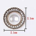 thumbnail image 7 of 5x Rhinestone Buttons, Embellishments Flat Back Buckles Fashion Sparkly Sew on for Wedding Bouquet Jewelry Making DIY Scrapbooking Headband Style B, 7 of 7