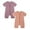 Purple 1PCS & Rose Gold 1PCS, variant on Bodysuit Backed Onesie Pajamas Breathable Short Sleeve Romper Baby Boy's Clothing 6 Cute boy and girl baby clothes