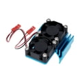 thumbnail image 4 of Disipador de 2 Ventiladores de Carreras 1/10 HSP RC 540/550, Accesorios de Refrigeración de Motor Macarena  disipador de calor del motor, 4 of 5