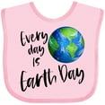 thumbnail image 3 of Inktastic Every Day is Earth Day Boys or Girls Baby Bib, 3 of 4