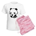 thumbnail image 6 of CafePress - Kawaii Panda Women's Light Pajamas - Women's Short Sleeve Print T-Shirt and Pants Light Cotton Pajama Set, 6 of 7