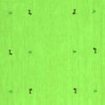 thumbnail image 1 of Ahgly Company Indoor Square Solid Green Modern Area Rugs, 4' Square, 1 of 1