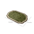 thumbnail image 3 of Fmbmuo Oval Bathroom Rugs Water Resistant Modern Flat Pile Bathroom Rugs Silica gel 15.8x23.6in D, 3 of 5