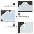 thumbnail image 6 of OUNONA 1Pc Cloud Shape Silicone Mold for DIY Door Hanging Plate and House Sign, 6 of 7