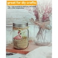 thumbnail image 4 of Goodtake 12oz Glass Jars With Lids Regular Mouth 12 Pack -Mason Jars 12 oz For Crafts, Meal Prep, 4 of 8