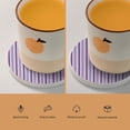 thumbnail image 5 of Circular Drink Coasters Set Seamless Pattern Background Beautiful Home Decor Diatomite Heat-Resistant Diatomite Protect Table Countertop, 5 of 7