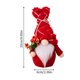 thumbnail image 4 of Muñecas de gnomos del corazón del amor del arco del Día de San Valentín con la muñeca del sombrero del brillo de la felpa de la luz LED, 4 of 6