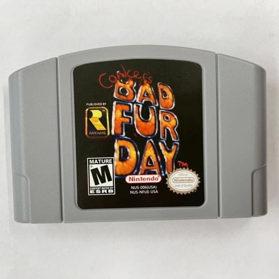Conker's Bad Fur Day N64 Game,US Version