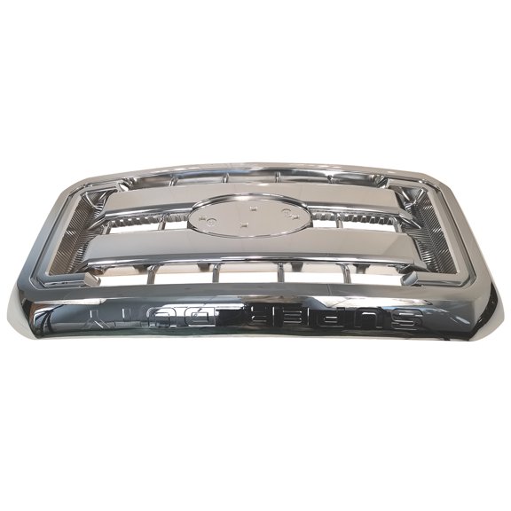Front Upper Grill Chrome For Ford 2011-2016 F250 F350 F450 F550 Super Duty