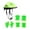 Green, variant on hengtong Kids Bike Skating Helmet for Cycling Roller Skating Multi Sports Black