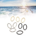 thumbnail image 1 of 9Pcs Spring Ring Buckle, Multifunctional Binding Hardware for Backpacks, Key Rings, and DIY Accessories, 3 Colors, Smooth Without Hurting Your Hands in Work with 0-Shaped Oval, 1 of 7