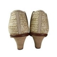 thumbnail image 2 of MATT BERNSON Women's Honey Raffia Marlow Booties, White, 6, 2 of 3