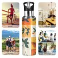 thumbnail image 7 of Yayeee 20oz Insulated Water Bottle Double Wall Stainless Steel with Flip Straw Lid, Cartoon Plants, 7 of 7