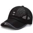 thumbnail image 6 of EliteGoogv Unisex Mesh Trucker Baseball Cap Breathable Adjustable For Men Women Summer Outdoor Sports Running Casual Sun Hat Cap Headwear, 6 of 6