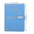 thumbnail image 2 of Skyblue PU Daily Planner with Elegant Design for Home 2025 Monthly Weekly Planner Compact A5 Size, 2 of 8