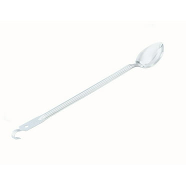 Vollrath 60170 S/S 21 Hooked Handle Solid Spoon"