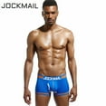thumbnail image 4 of JOCKMAIL Mens Boxers Briefs Underwear Low Waist Mens Briefs Boxershorts Trunks, 4 of 4