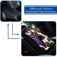 thumbnail image 5 of Grape Printed Furry Soft 12.5x8.2 Inch Car Armrest Cover Accessory, 5 of 6
