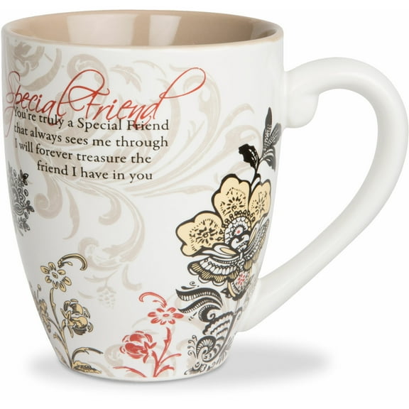 Pavilion Gift Company - Drink Decor 20 oz Special Friend Ceramic Mug