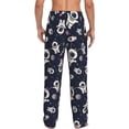 thumbnail image 2 of Bixox Men's Cartoon Spaceship Patterned Pajama Pants with Pockets Lounge Clothes for Home, 2 of 5