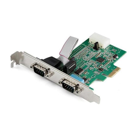 UPC: 0065030888332 | StarTech 2 Port PCIe RS232 Serial Adapter Card PEX2S953