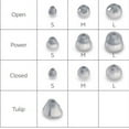 Resound / Jabra Enhance Large Open Hearing Aid Domes (10 Pack). Item
