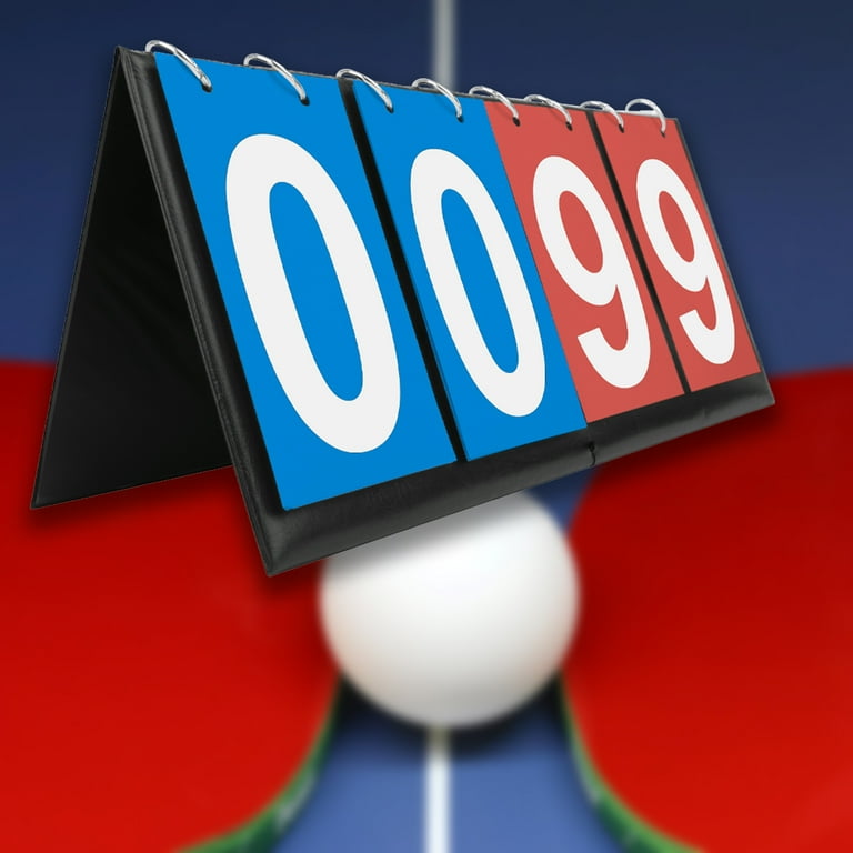 4-cijferig scorebord Flip-ontwerp Tafeltennis scorebord voor basketbal Badminton Competitie scorebord