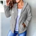 thumbnail image 2 of HAPIMO Sales Womens Fashion Open Front Fuzzy Cardigan Sweaters Batwing Sleeve Lightweight Oversized Loose Knit Sweater Teen Girls Clothes Gray M, 2 of 7