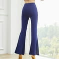 thumbnail image 5 of Bovxnpu Flared Leggings For Women Stretch Dance Pants, Flared Pants Womens Pull On Casual Trousers Soft Comfy, 5 of 8