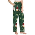 thumbnail image 2 of FORMRS Women's Pajama Pants with Pockets Soft Comfy Loungewear Sleep Bottom, Sizes S-2XL, Christmas Santa Hats, 2 of 8
