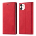 thumbnail image 2 of Compatible with iPhone 11 Wallet Case, PU Leather Flip Folio Case with Card Holders RFID Blocking Kickstand [Shockproof TPU Inner Shell] Phone Cover For iPhone 11, Red, 2 of 11