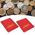 thumbnail image 4 of Coin Collection Book, Red Waterproof Coin Book Double Sided Transparent  For Pennies, 4 of 8