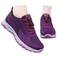 thumbnail image 3 of Xiaoxatg Women's Breathable On Sneakers for Casual Comfortable Walking Lightweight Flat Sole Ideal for Outdoor Activities and Daily Wear 8 Purple, 3 of 7