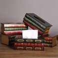 thumbnail image 3 of Tissue Box Cover Vintage: Antique Book Facial Tissue Box Holder Napkin Holder, 3 of 10