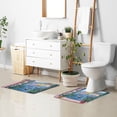 thumbnail image 6 of Yayeee Bath Rugs for Bathroom Floor Set of 2 Non Slip Fluffy Soft Absorbent Mat, Pink Window, 6 of 7
