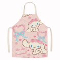 thumbnail image 1 of Delantal Sanrio Home Hello Kitty Kuromi Cinnamoroll Studio Craft Class Farm Game cocina hornear delantal a prueba de grasa, 1 of 4