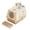 Khaki, variant on Yiwa Stainless Steel Cat Litter Tray with Lid, Extra Large Metal Litter Box with High Sided Enclosure & Scoop, Easy to Clean 60×40×39cm